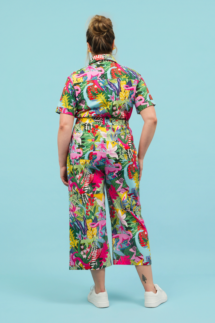 Dino Party Jumpsuit - Cropped Fit