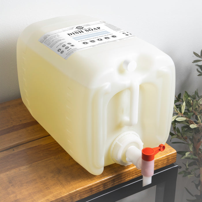 Rustic Strength, Dish Soap, 5 Gallon Eco Jug, with Spout, Mama & Baby Safe Unscented