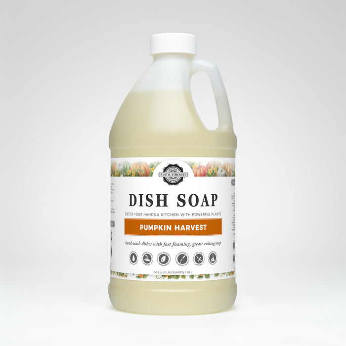 Rustic Strength, Dish Soap,64 oz Plastic, | Pumpkin Harvest