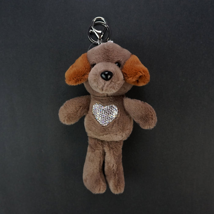 Dog Charm with Heart