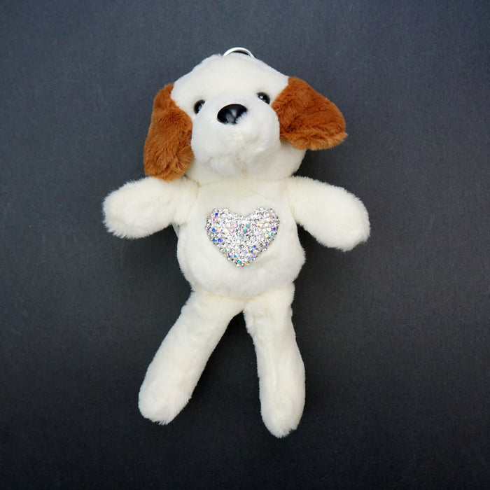 Dog Charm with Heart