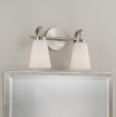 Drake Brushed Nickel Vanity Light