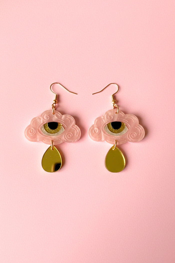 Dreamy Eye Cloud Earrings