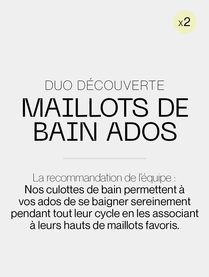 Duo découverte culotte de bain