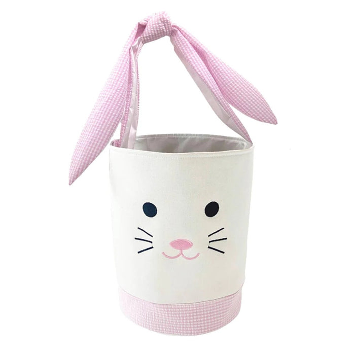 Easter Basket Pink Seersucker