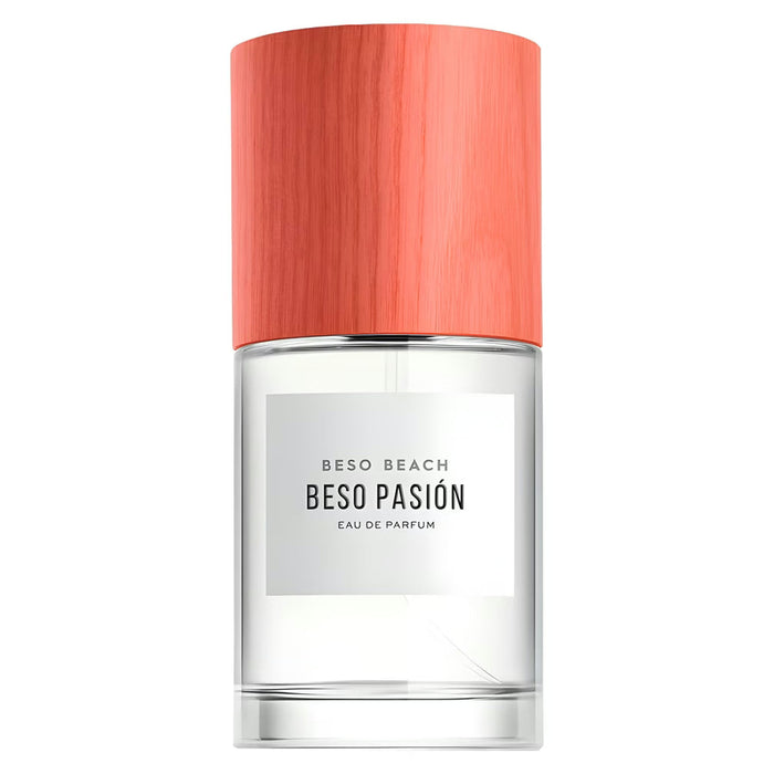 Beso Beach Beso Pasión Eau de Parfum unisexe - Parfum de niche méditerranéen Barcelona Formentera Ibiza - Flacon 100ml design scandinave bouchon bois naturel - Jordi Fernández"