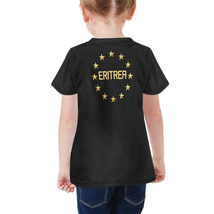 Eritrea Proud Kid Little Girls' Crew Neck T-Shirt - Natna Shop