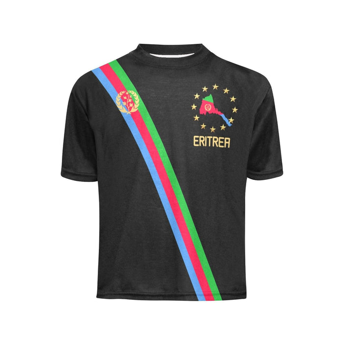 Eritrea Proud Kid Little Girls' Crew Neck T-Shirt - Natna Shop