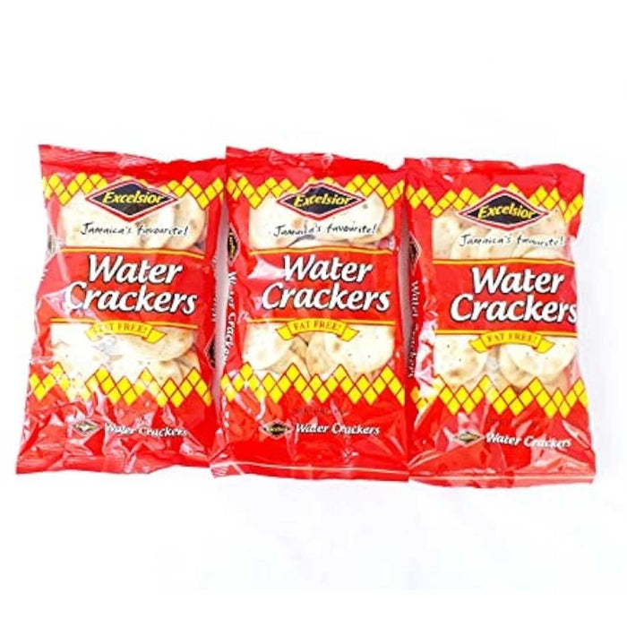 Excelsior Water Crackers, 10.57oz 300g (Pack of 3) Fat Free - Yado African & Caribbean Market
