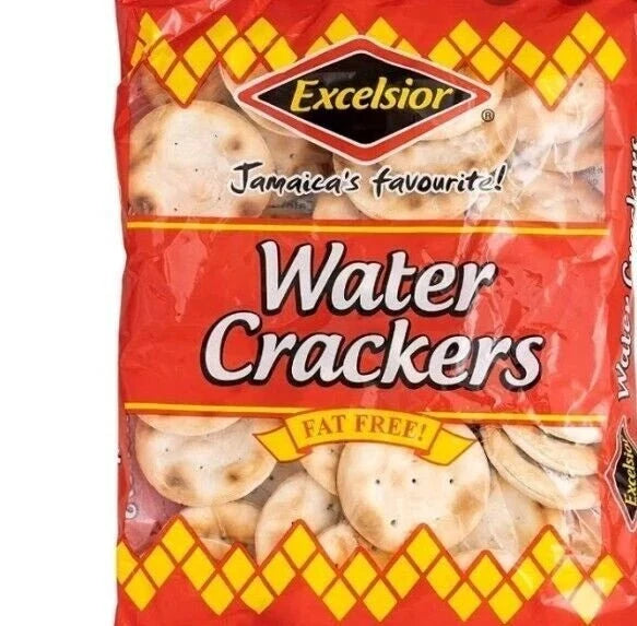 Excelsior Water Crackers, 10.57oz 300g (Pack of 3) Fat Free - Yado African & Caribbean Market