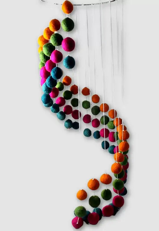 Felt Ball Mobile
