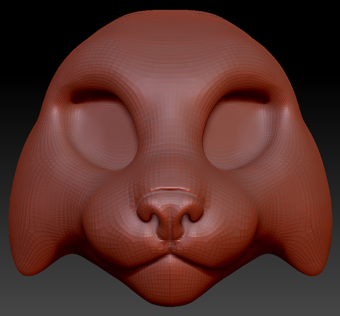 Feminine Bobcat/Lynx Head Base