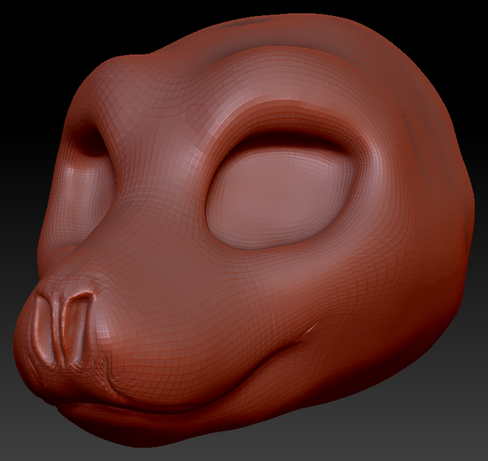 Feminine California Sea Lion Head Base