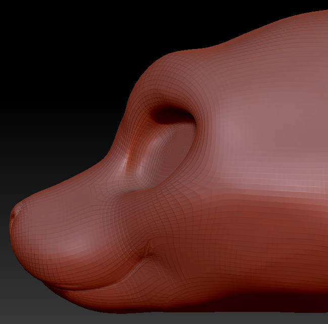 Feminine California Sea Lion Head Base
