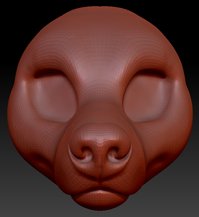 Feminine Corgi Head Base