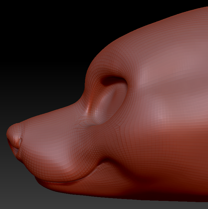 Feminine Corgi Head Base