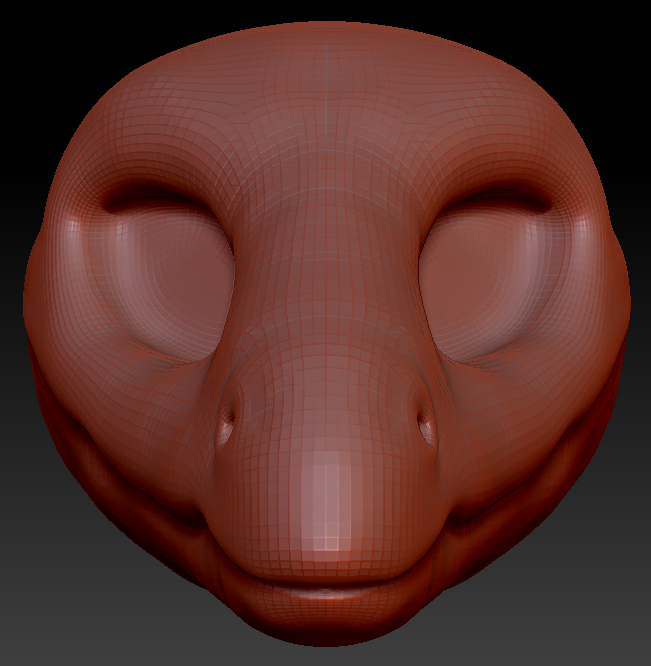Feminine Dilophosaurus Head Base
