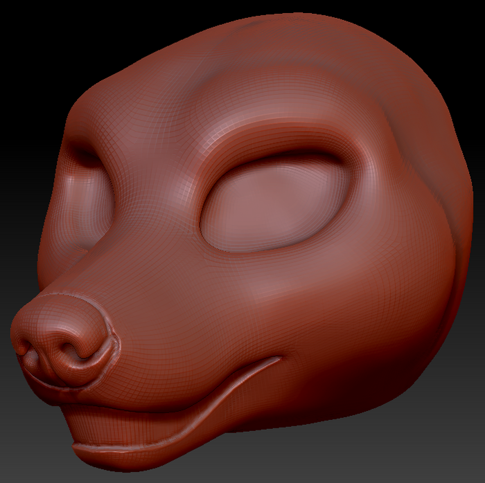 Feminine Fox Static Jaw Head Base