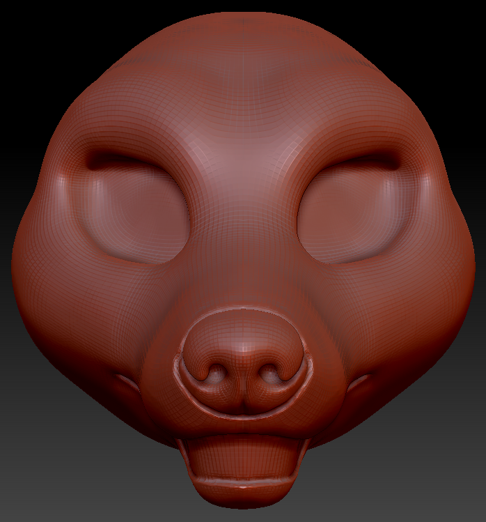 Feminine Fox Static Jaw Head Base