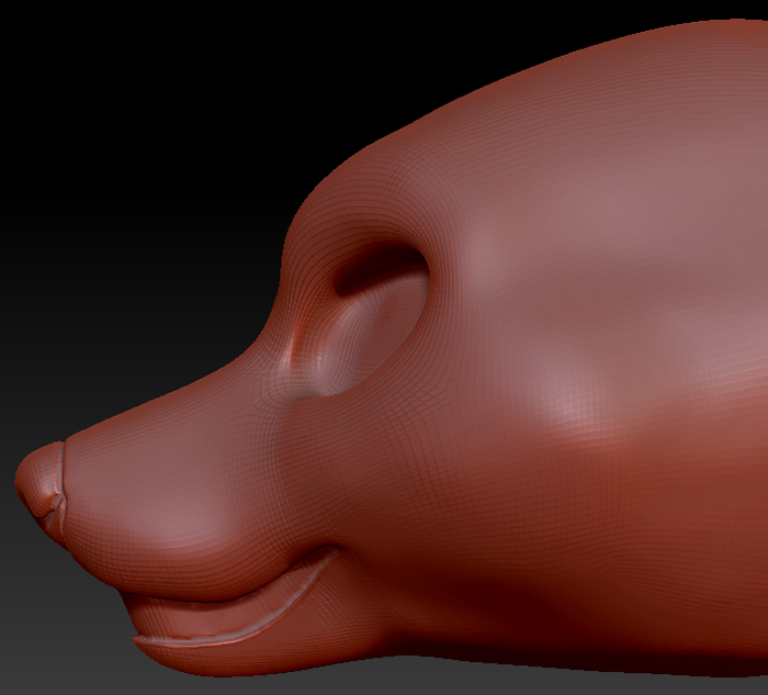 Feminine Fox Static Jaw Head Base