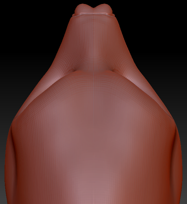 Feminine Fruit Bat Static Jaw Head Base