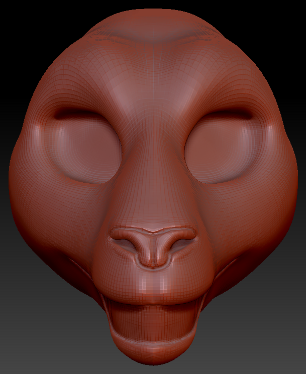 Feminine Goat/Sheep Static Jaw Head Base