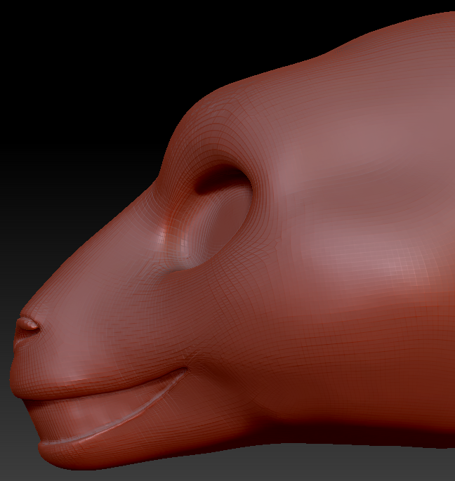 Feminine Goat/Sheep Static Jaw Head Base