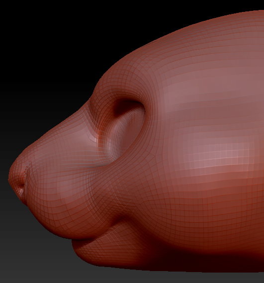 Feminine Hamster Head Base