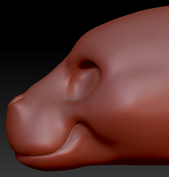 Feminine Hippo Head Base
