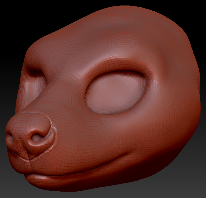 Feminine Hyena Head Base