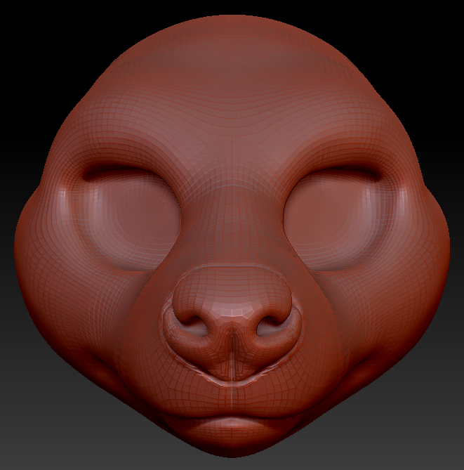 Feminine Hyena Head Base