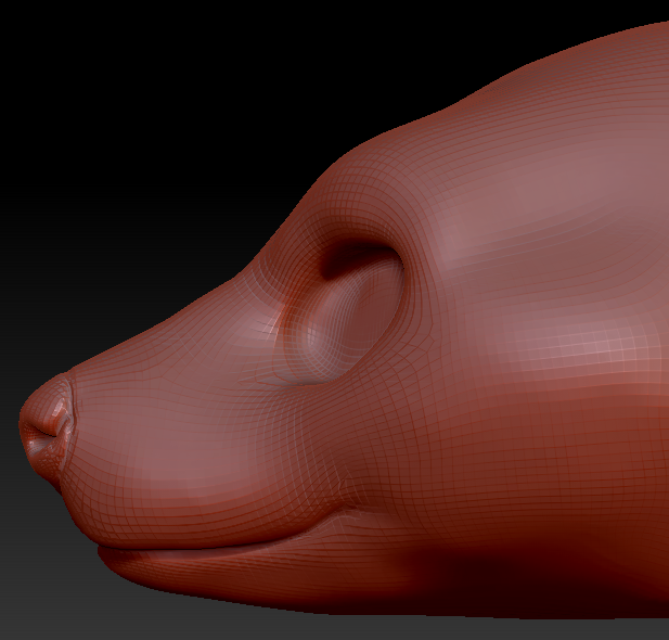 Feminine Hyena Head Base