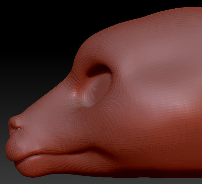 Feminine Llama Head Base