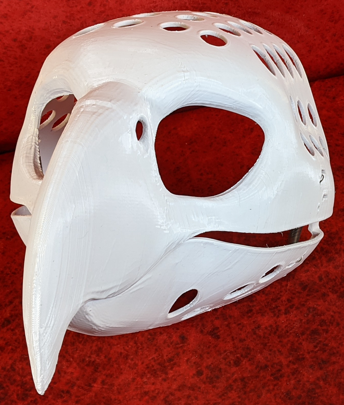 Feminine Macaw Parrot Head Base