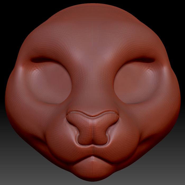 Feminine Ocelot Head Base