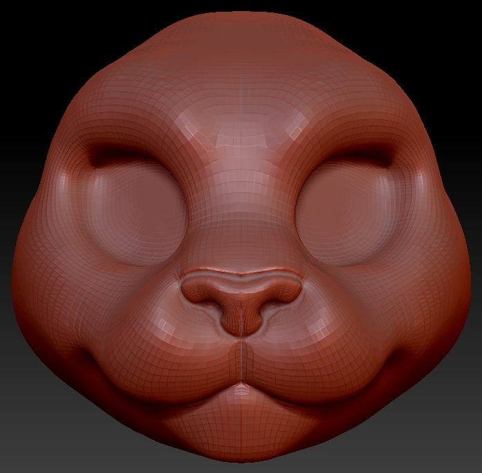 Feminine Persian Cat Head Base