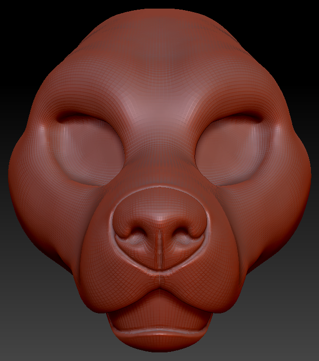 Feminine Pitbull Static Jaw Head Base