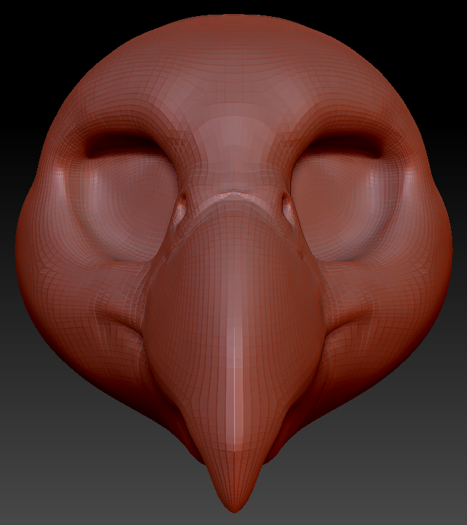 Feminine Quaker Parrot Head Base