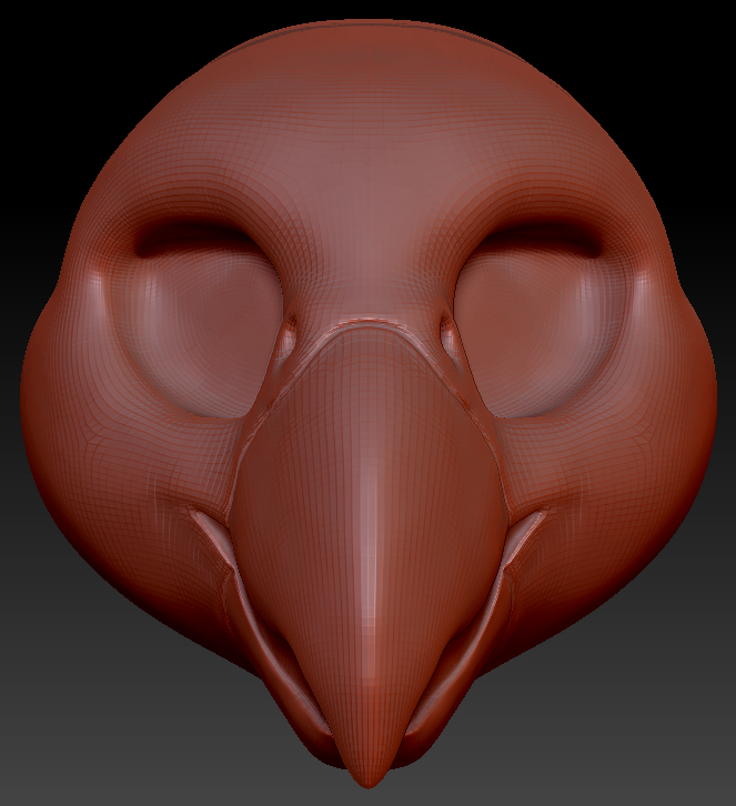 Feminine Quaker Parrot Static Jaw Head Base