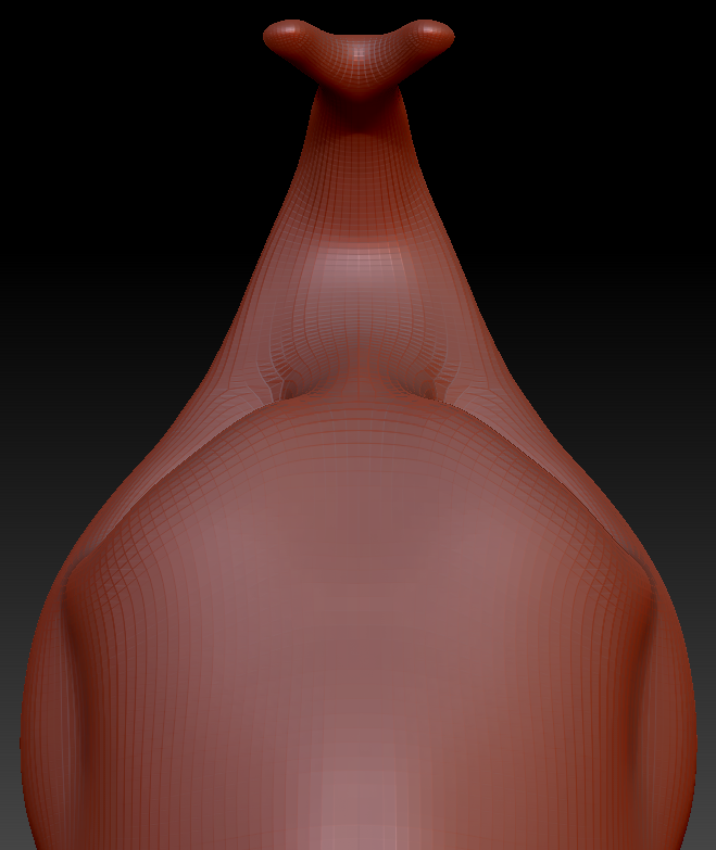 Feminine Rhino Beetle Head Base