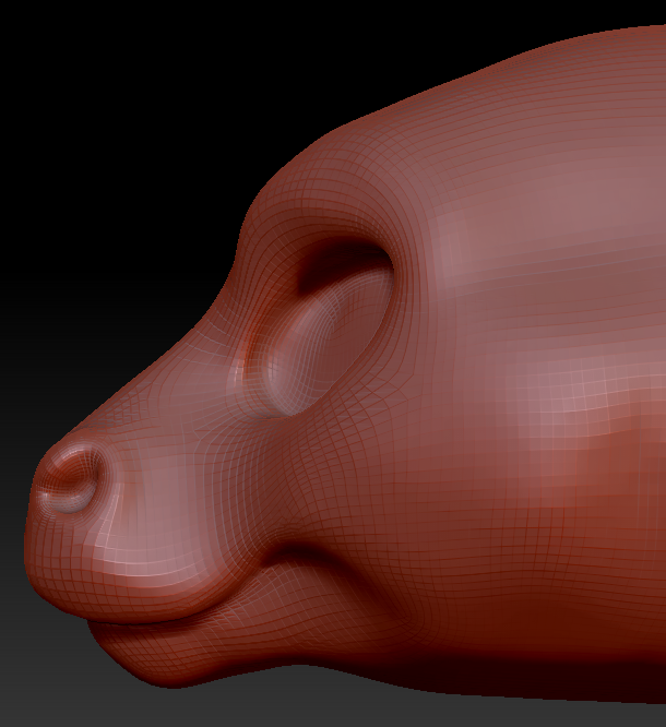 Feminine Short-nosed Angel Dragon Head Base Variant 1