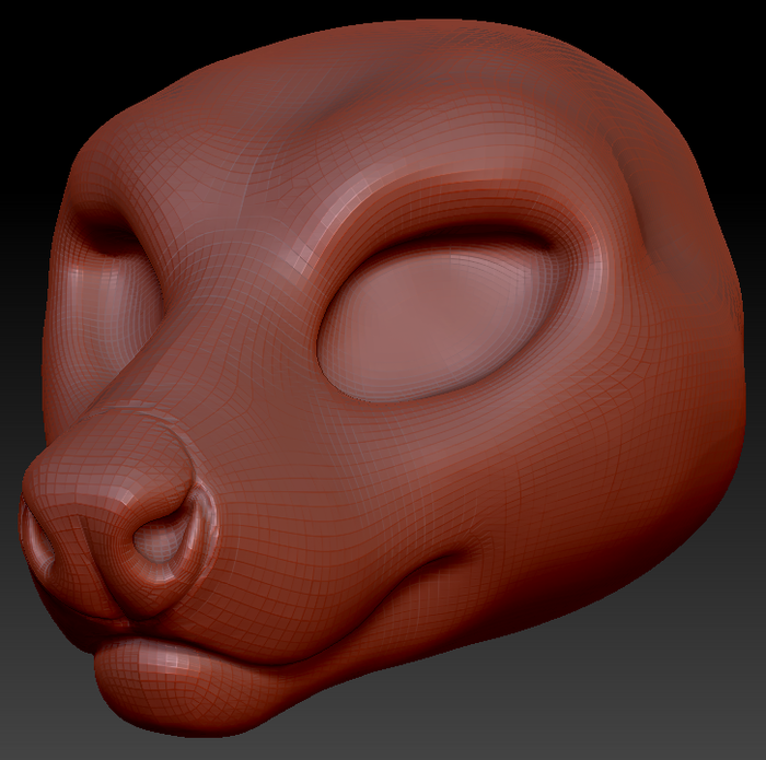 Feminine Tasmanian Devil Head Base