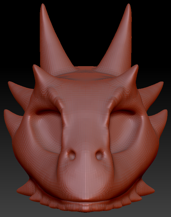 Feminine Texas Horned Lizard Head Base