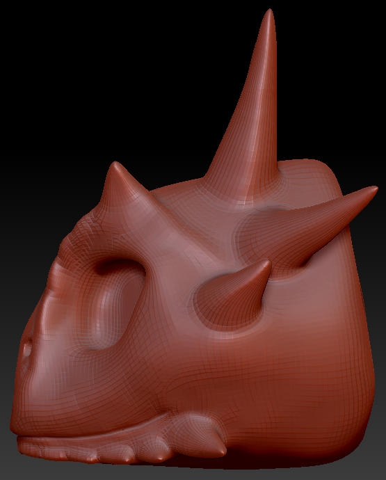 Feminine Texas Horned Lizard Head Base