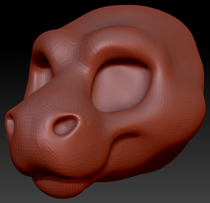 Feminine Toony Angel Dragon Head Base Variant 1