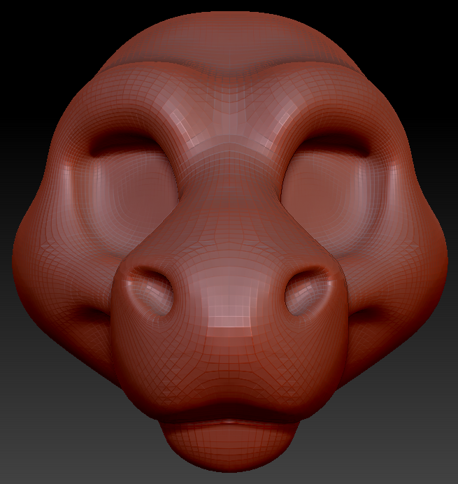 Feminine Toony Angel Dragon Head Base Variant 1