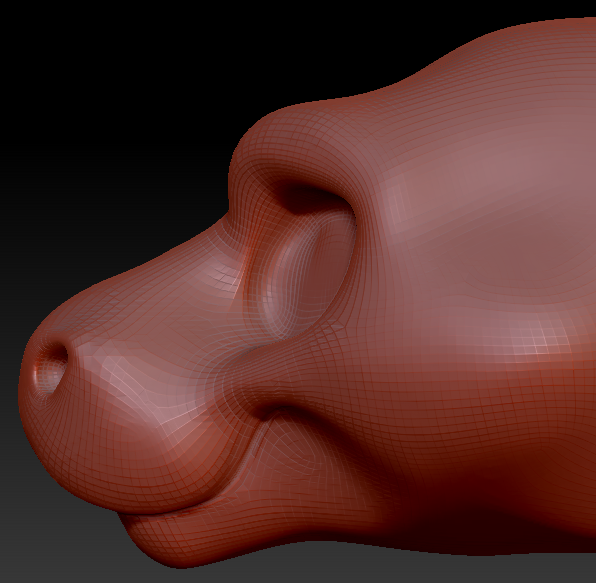 Feminine Toony Angel Dragon Head Base Variant 1