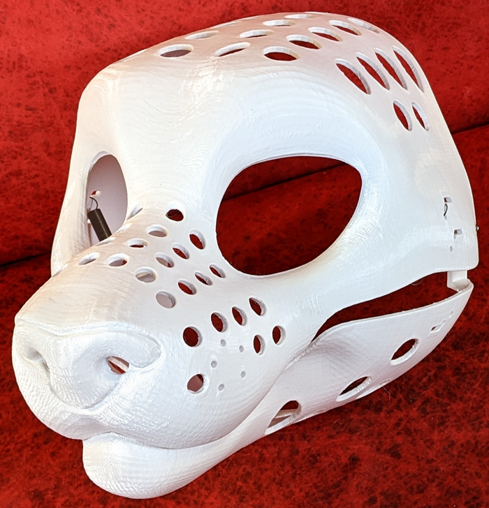 Feminine Toony Big Cat Head Base Variant 1