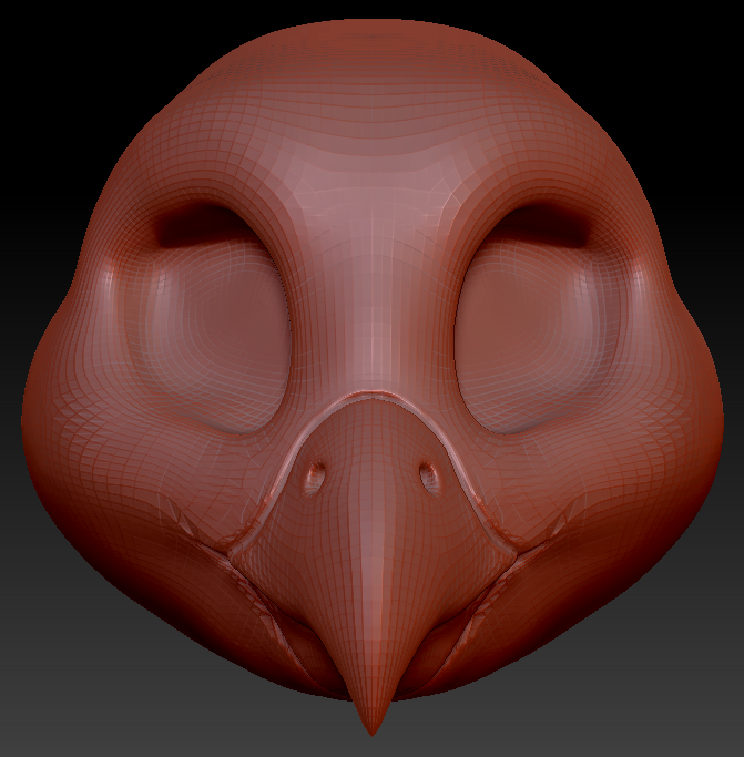 Feminine Toony Bird Head Base Variant 1