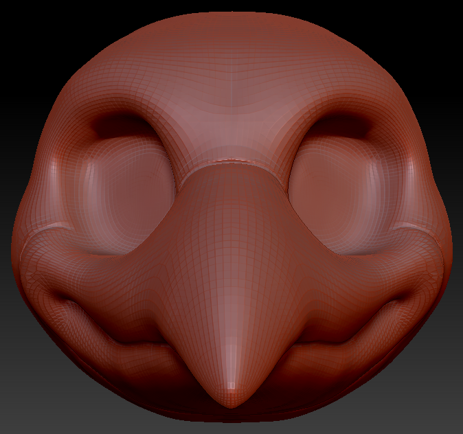 Feminine Toony Bird Head Base Variant 2